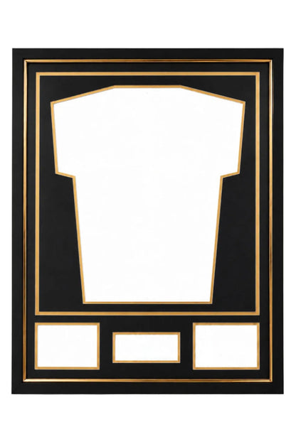 Marco Expositor Premium Dorado para Camisetas de Fútbol | 80 cm × 60 cm