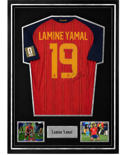 Marco Expositor Premium Plateado para Camisetas de Fútbol | 76,70 cm x 56,70 cm