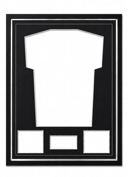 Marco Expositor Premium Plateado para Camisetas de Fútbol | 80 cm x 60 cm